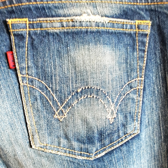 Edwin Vintage Flares Made in Japan Distressed Women NWOT Boho Gypsy Luxury - Picture 11 of 16